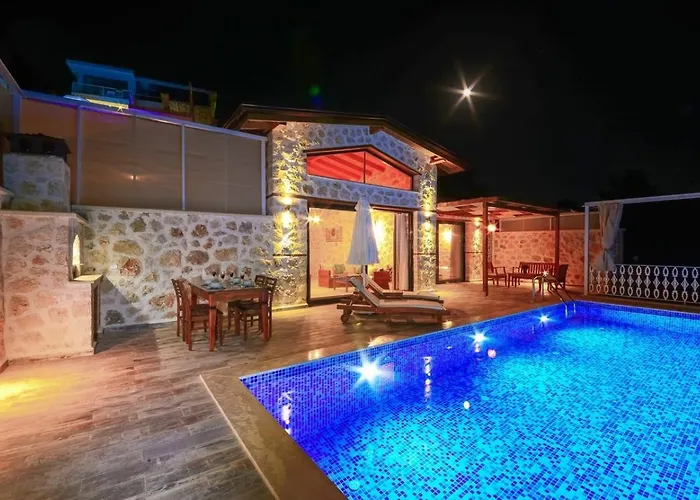 فيلة Uzumlu Village 1 Bedroom With Private Heated Pool كالكان