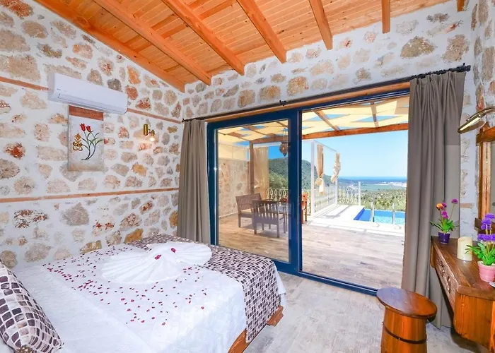 فيلة Uzumlu Village 1 Bedroom With Private Heated Pool